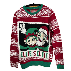 Very cute Christmas sweater “Elfie Selfie”